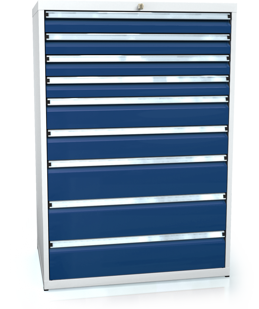 Schubladenschränke 1240 x 860 x 600 - 9x Schubladen